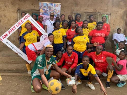 Christmas CelebrationAwareness through Kicking for a Cause in Tole1